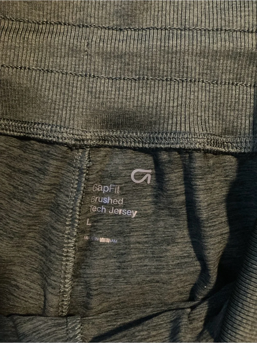GapFit Brushed Tech Jersey Joggers - Cambridge Green - Picture 3 of 5